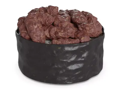 Sushi With curry sauce 3D model