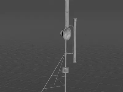 antennas 20 pieces Low-poly 3D model