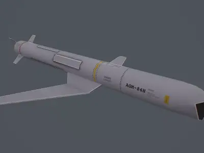 Armament for F15E pack Low-poly 3D model