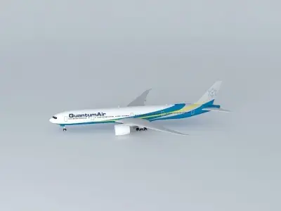 QuantumAir Boeing 777-300ER Free 3D model