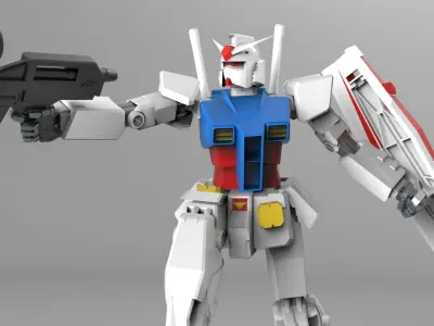 GUNDAM RX-78-2 3D model