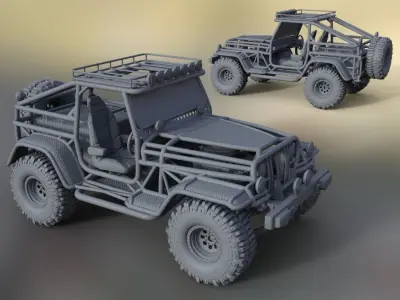 Wrangler Truck 2022 3D model