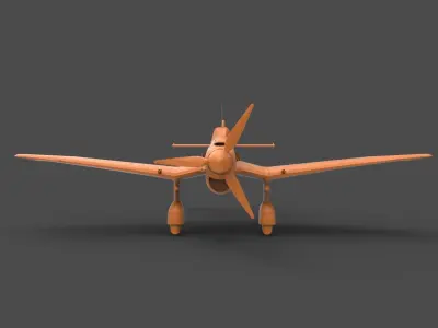 Junkers Ju 87 3D print model