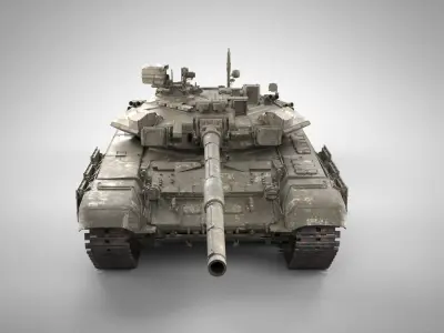 modern tank02 3D model