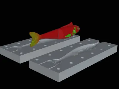 AM BAIT FISH 13CM BREAKING FORM FOR PREDATOR FISHING Free 3D print model