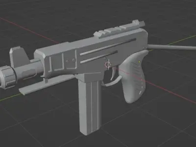 OTs-9 from Call of Duty Cold War 3D Model Low-poly 3D model