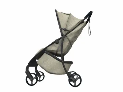 Baby stroller 11 3D model