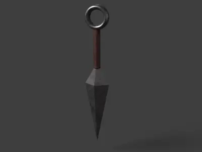 kunai Free low-poly 3D model