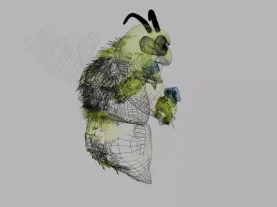 MMA bee 3D model