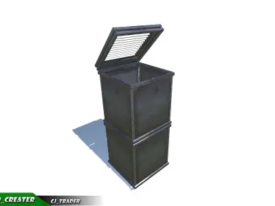 Lowpoly Air Duct Collection Pack 3d model Low-poly 3D model