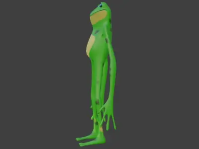 Cartoon Frog 3D model