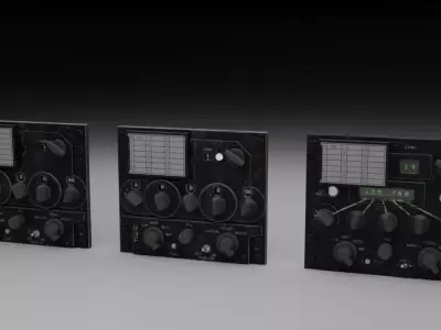 F16 UHF Radio 3D model