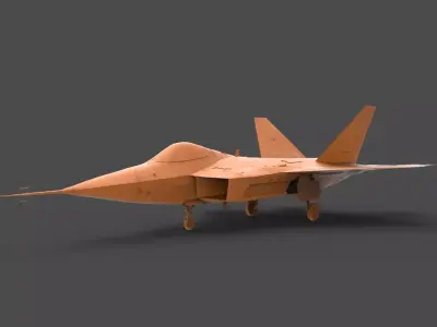 F-22 Raptor 3D print model