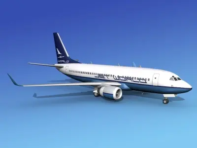 Boeing 737-700ER Jet World 3D model