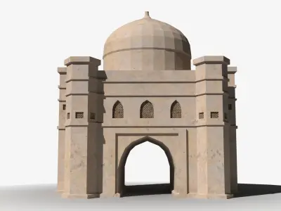 Arab x48 Low-poly 3D model