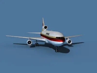 Lockheed L-1011-50 Continental  3D model