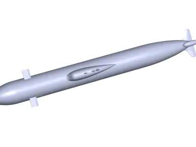 russian submarine 3D model