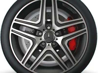 Mercedes Benz AMG G63 wheel 3D model