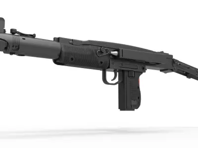 Prototype blaster of Boba Fett 1978 3D model