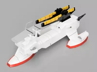 1-1700 Freeden from gundam X 3D print model