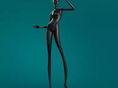 Mannequin 606 coll60 3D model