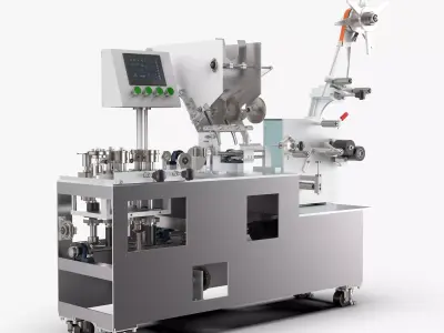 Chopsticks Straw Packing Machine 3D model