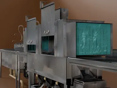 Dish Room Suite A Low-poly 3D model