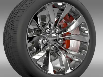 Chrysler 300 Limited 2015 wheel 3D model