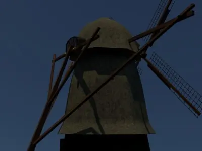 Old Dutch Mill 3D model