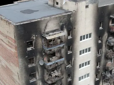 SCANS from Ukraine Buildings set 4 3D model