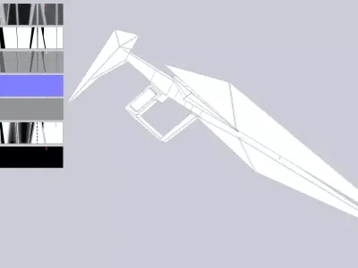 Minimalist scifi gun collection 3D Model Pack