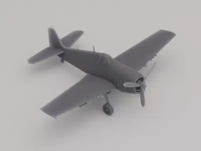 F6F-Hellcat 3D print model