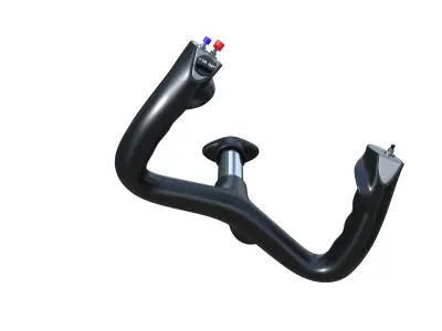 Aircraft Control Wheel 3D model