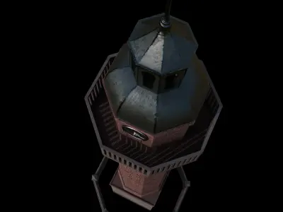 clock tower 3D model