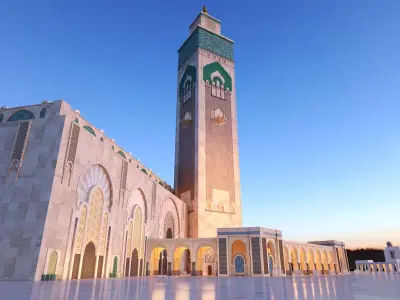 Hassan II Mosque 3D model