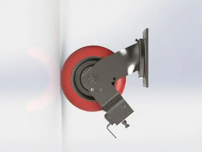 Rodizio Mult Rodas GS 62 BCE FP Wheel 3D model