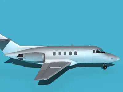 British Aerospace 125 Dominie V00 3D model