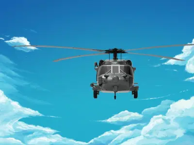 Sikorsky UH-60 Black Hawk 3D model