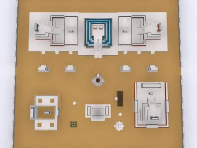 TENOCHTITLAN 3D ANCIENT CITY MAX 2010 3D model