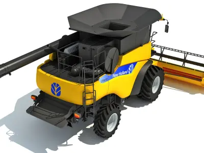 New Holland Combine 3D model