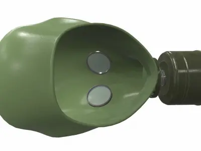 Gas Mask 10 3D model