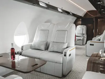 Luxury Private Jet Interior 3D model