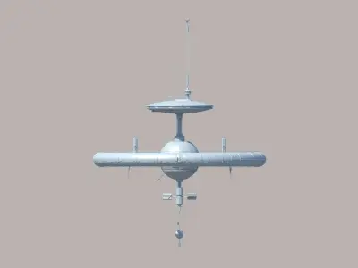 Space station 3D model