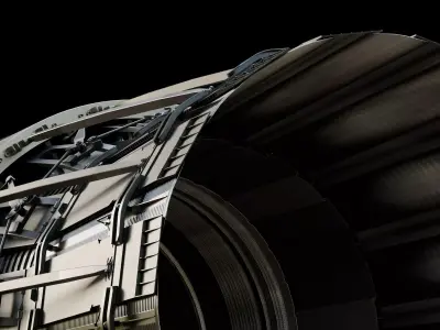 F-15 Engine Nozzle 3D model