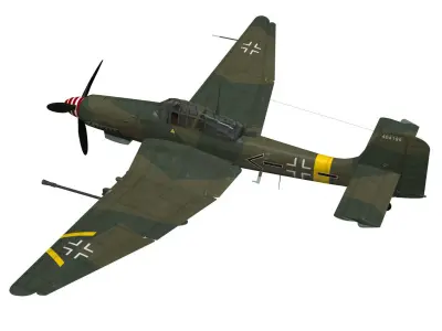 Junkers Ju87 G2 Stuka 3D model