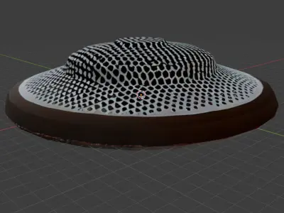 UFO Flying Saucer Alien Spaceship Low-poly 3D model