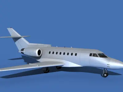 Hawker Siddley 1000 V00 3D model