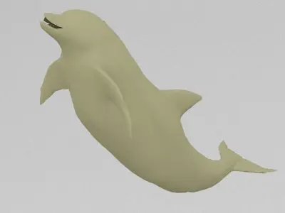 dolphin Free 3D print model