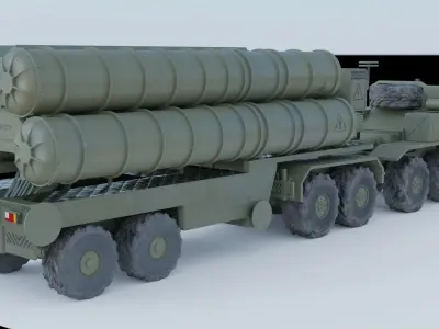 Baz 6909 S400 Launcher 3D model