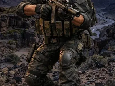 Elite Night Ops Assault Soldier STL Tactical Miniature Model 3D print model